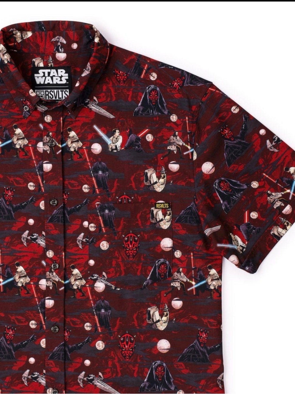 RSVLTS Star Wars The Force & The Phantom Shirt 4XL NWT